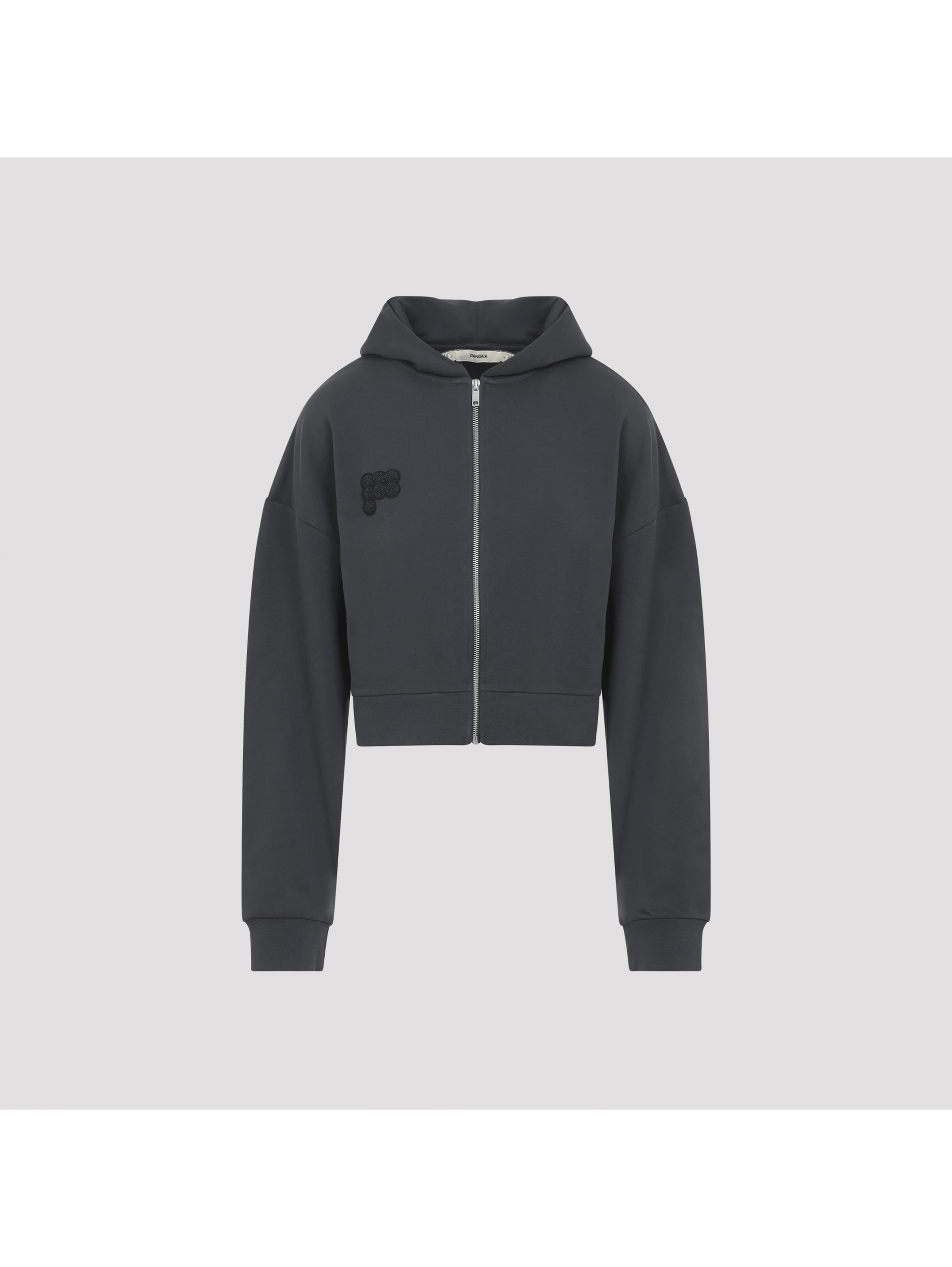 Pangaia Cropped Zip Up Hoodie