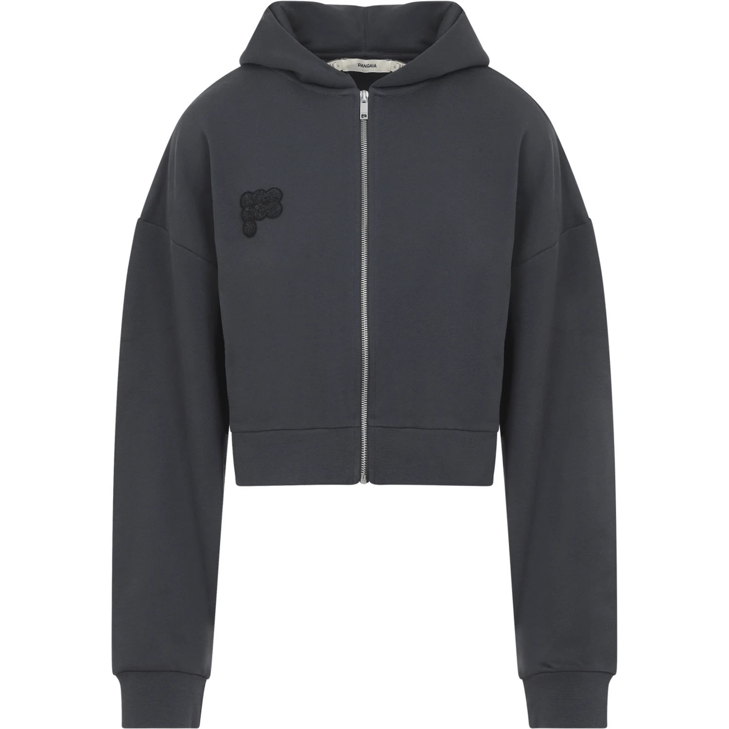 Pangaia Cropped Zip Up Hoodie