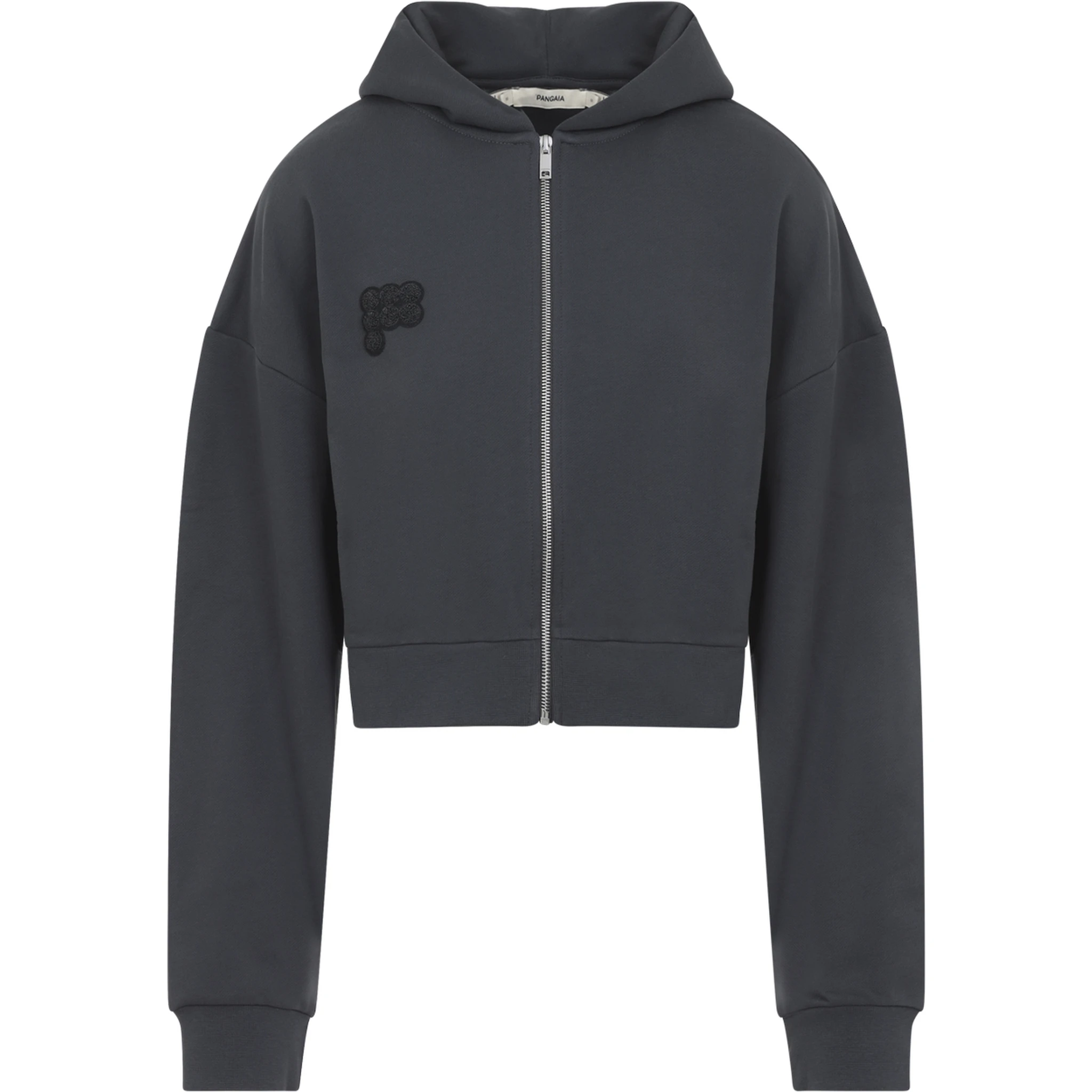 Pangaia Cropped Zip Up Hoodie
