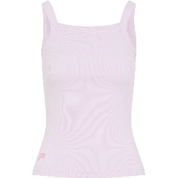 Pangaia Womens Ribbed Square Neck Tank Top