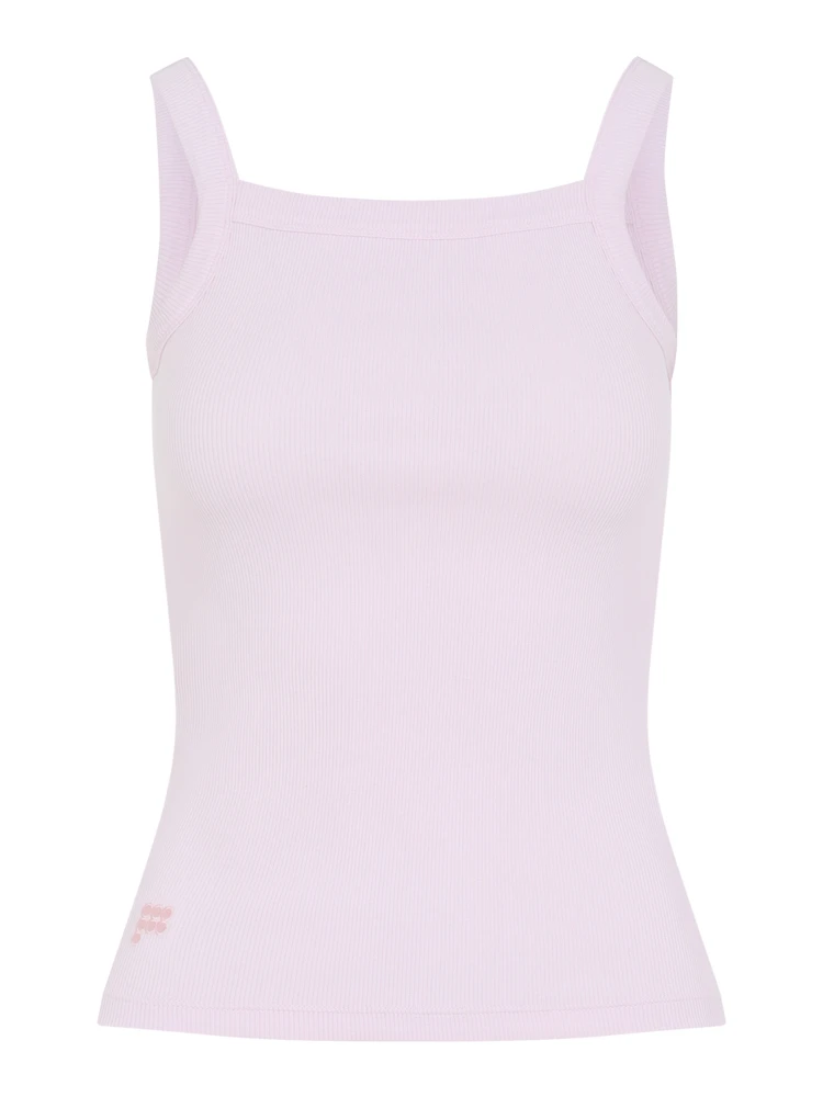 Pangaia Womens Ribbed Square Neck Tank Top alternative