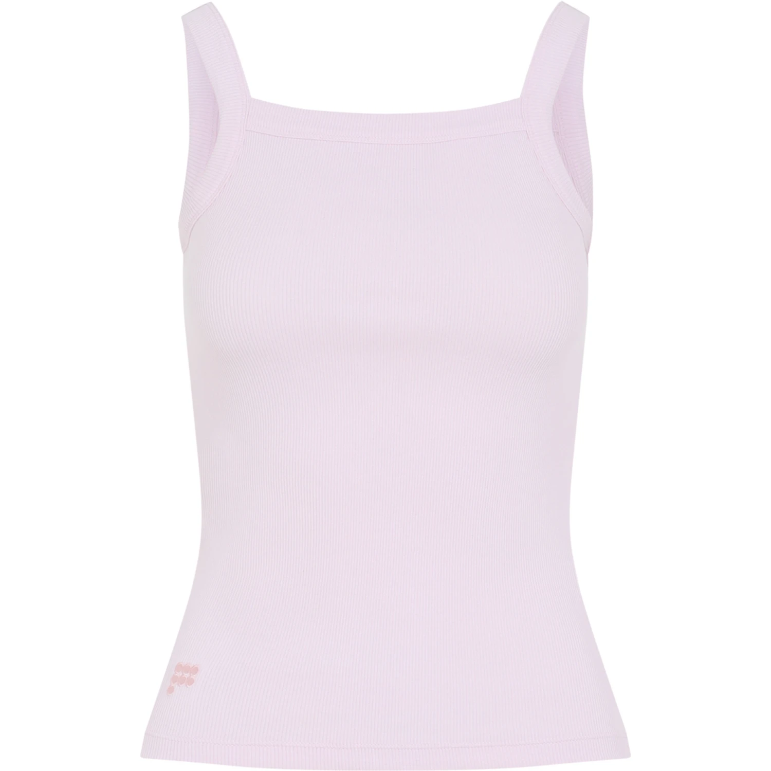 Pangaia Womens Ribbed Square Neck Tank Top