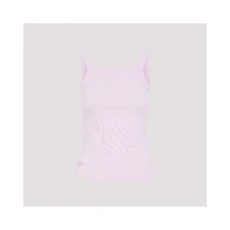 Pangaia Womens Ribbed Square Neck Tank Top
