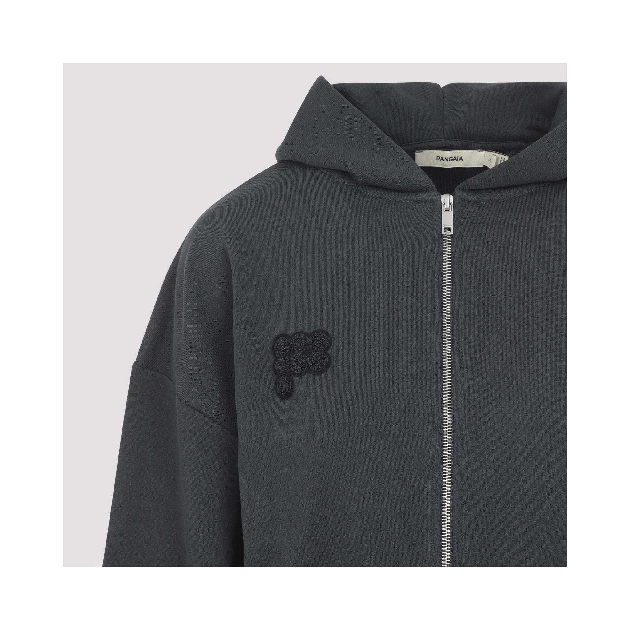 Pangaia Cropped Zip Up Hoodie