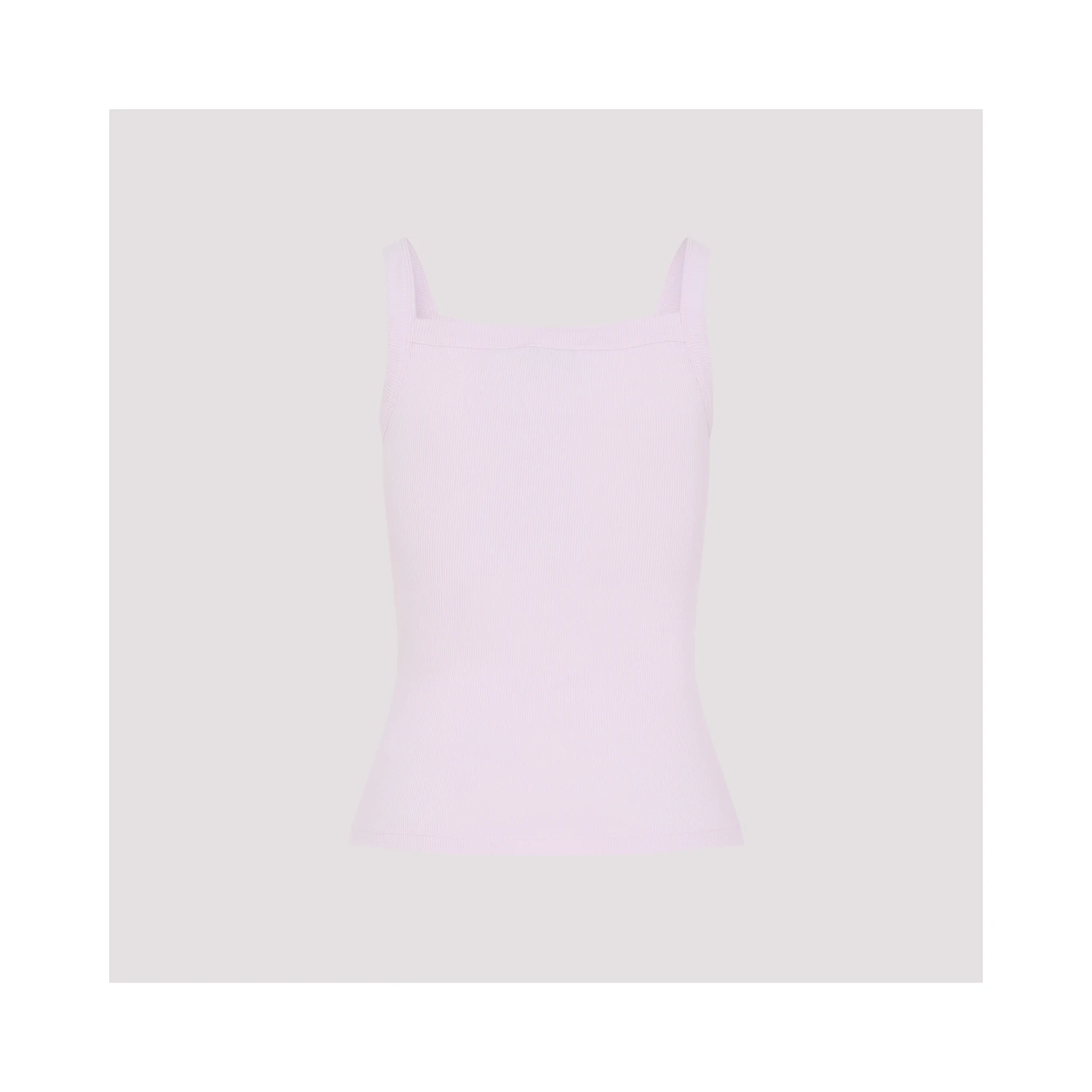 Pangaia Womens Ribbed Square Neck Tank Top