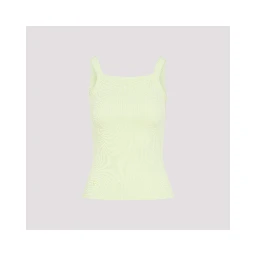 Pangaia Womens Ribbed Square Neck Tank Top