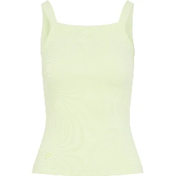 Pangaia Womens Ribbed Square Neck Tank Top