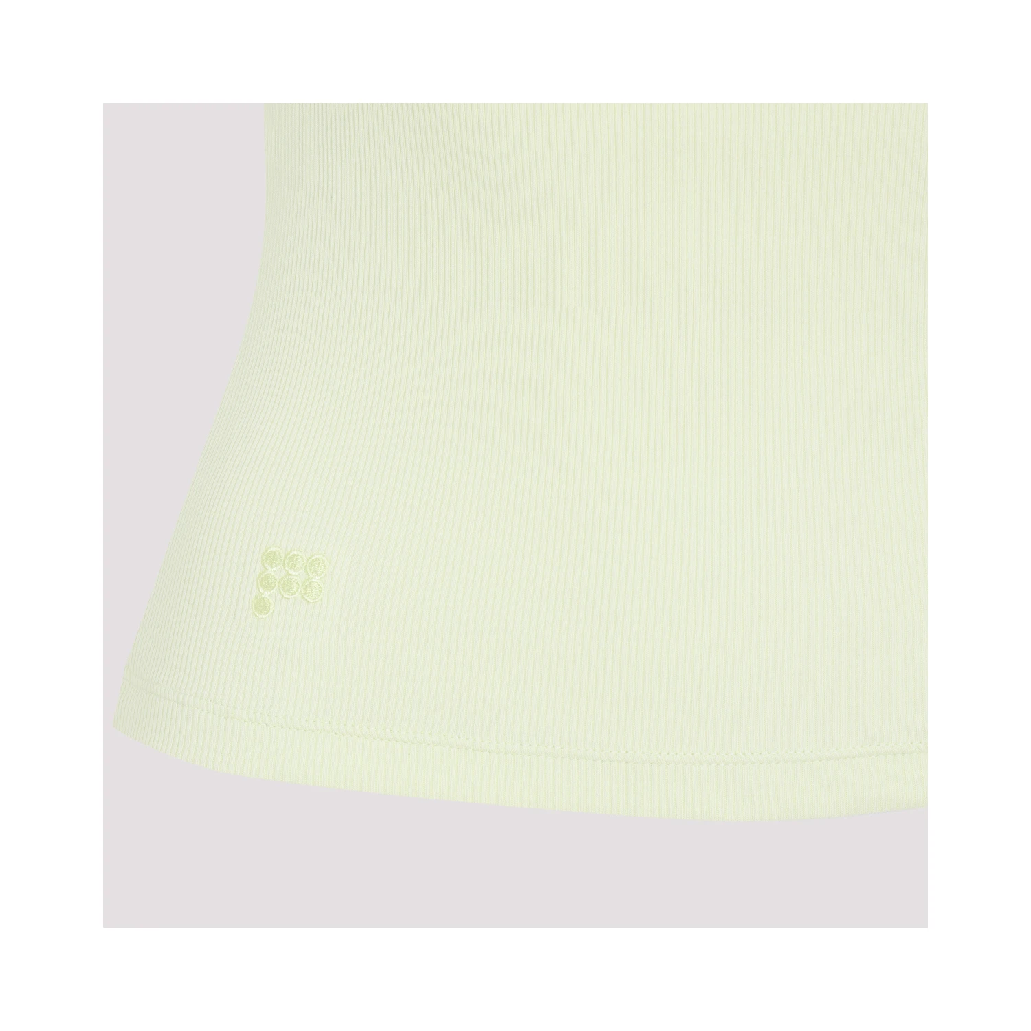 Pangaia Womens Ribbed Square Neck Tank Top