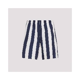 Ami Long Stripes Swim Shorts