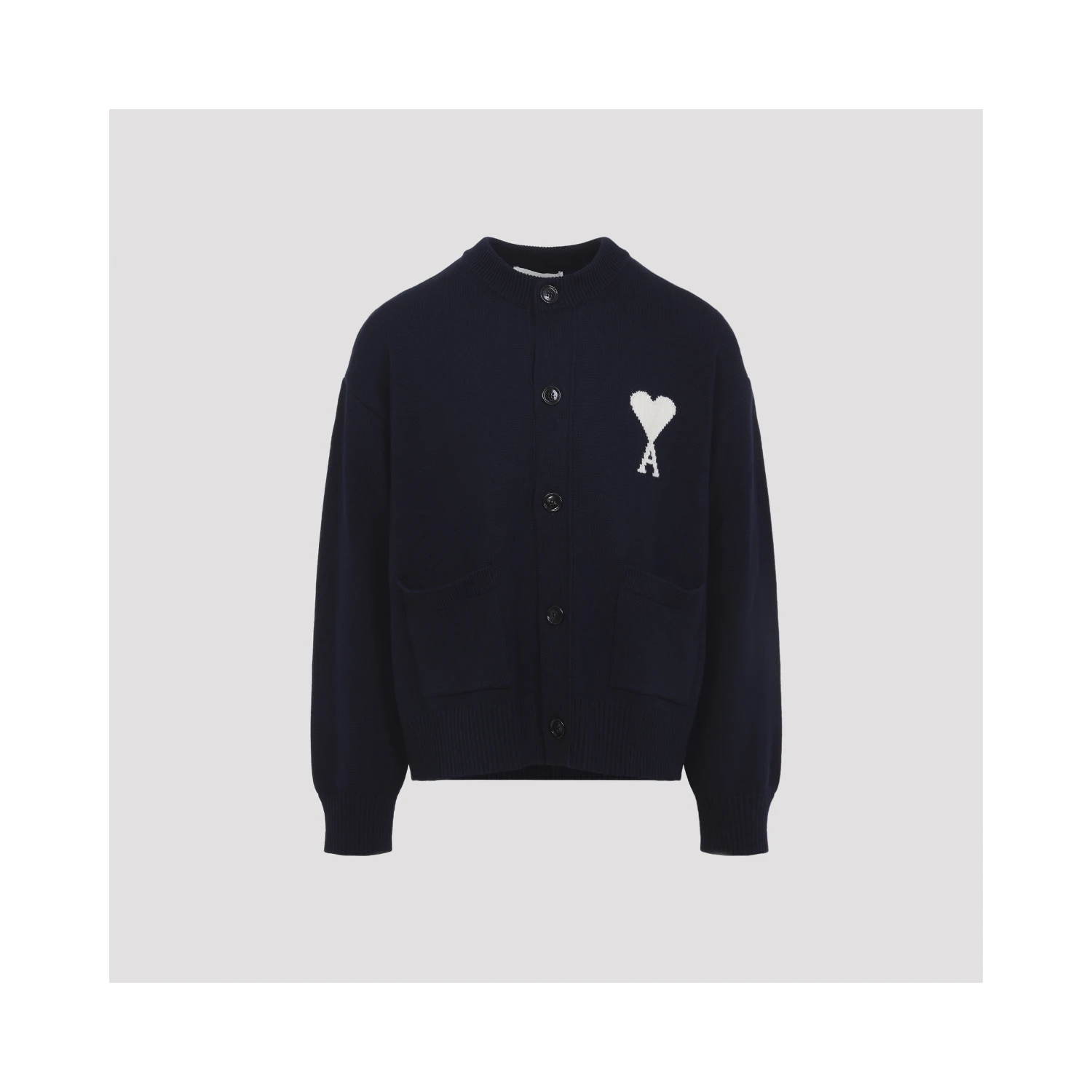 Ami Wool and Cotton Cardigan