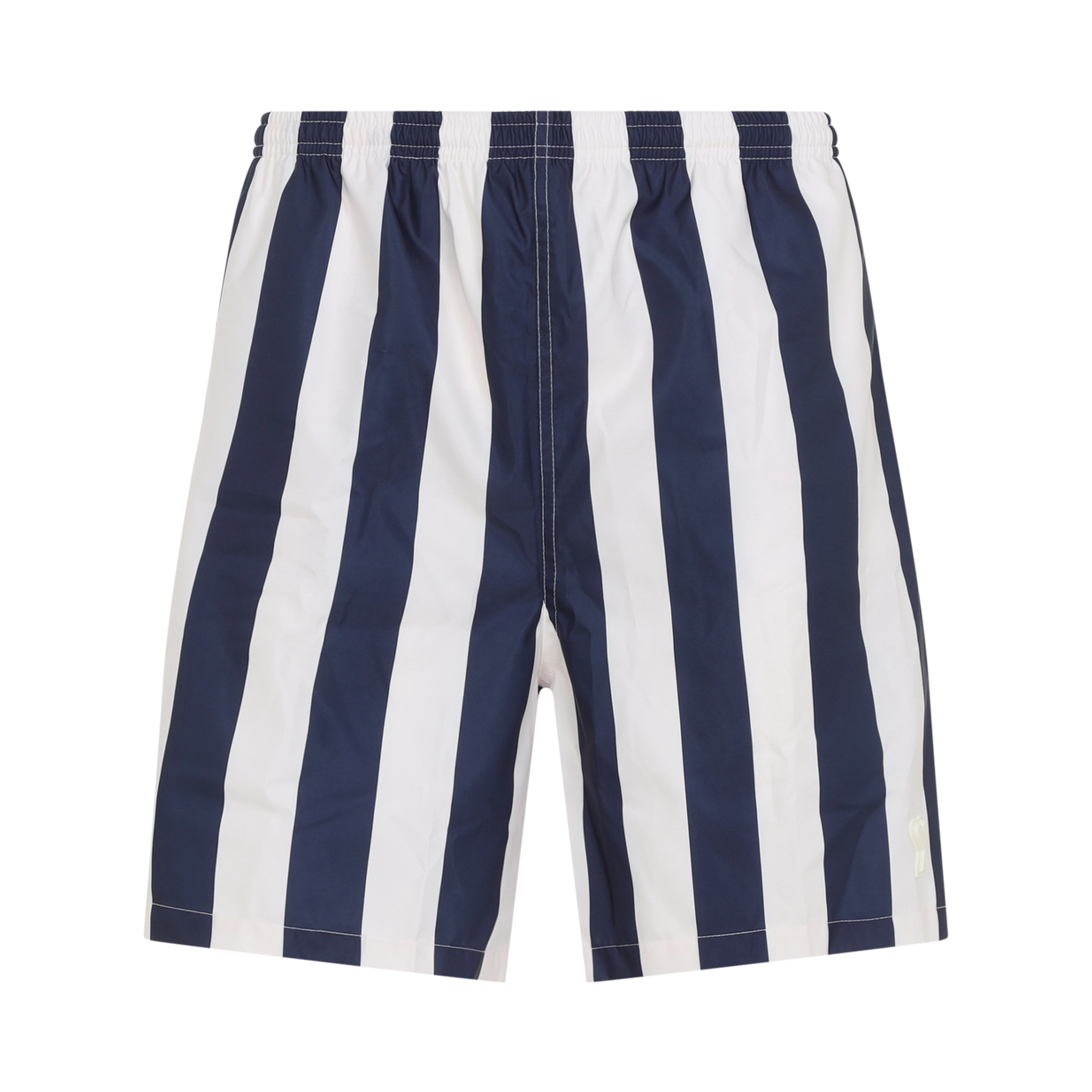 Ami Long Stripes Swim Shorts