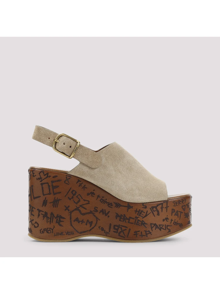 Chloe Maxime Wedges Sandals