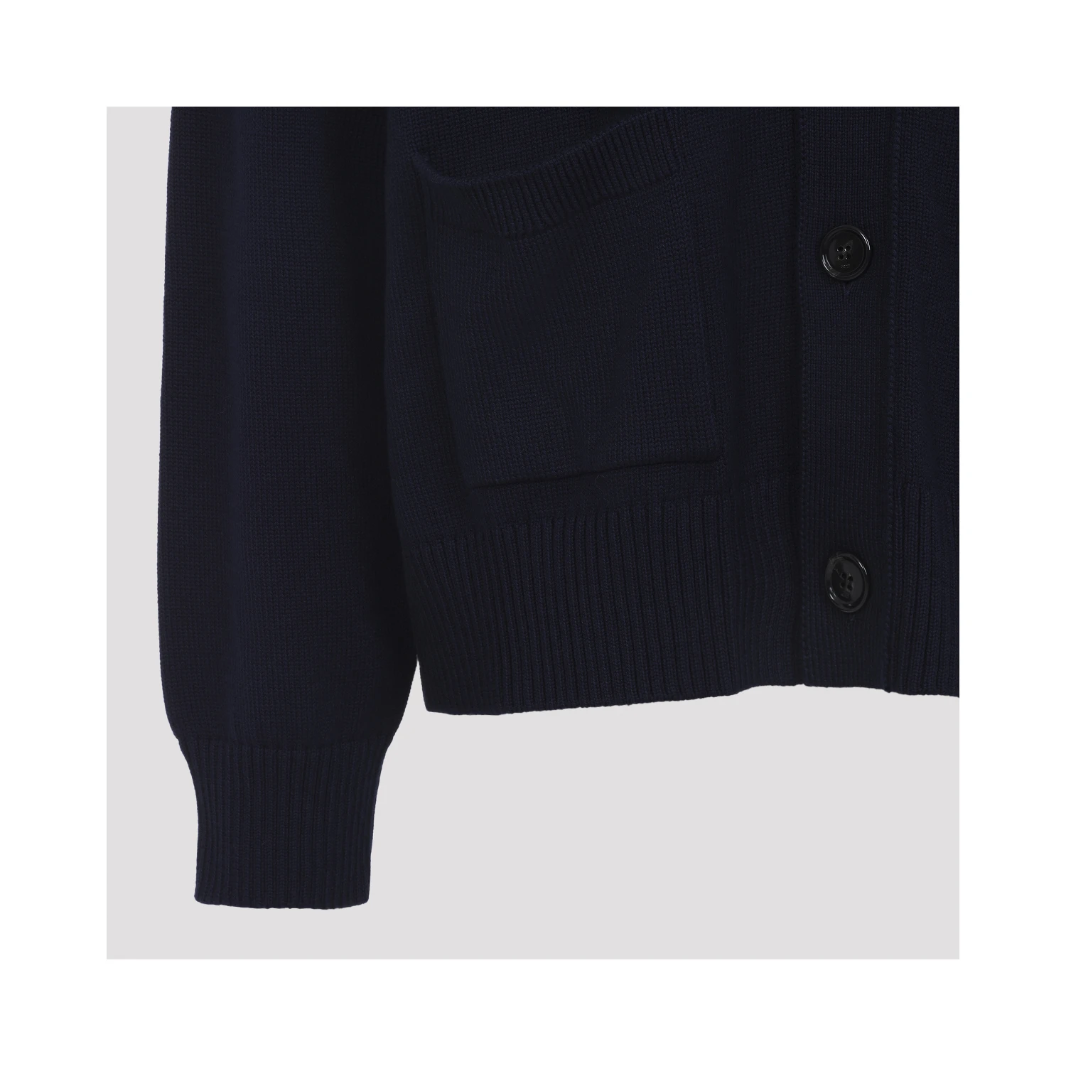 Ami Wool and Cotton Cardigan