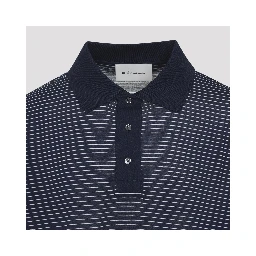 Ami Striped Boxy Fit Polo