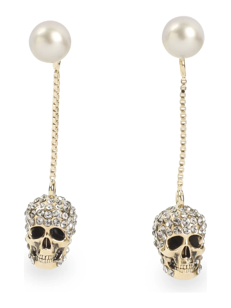 Alexander McQueen Pave Skull Earrings alternative