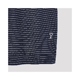 Ami Striped Boxy Fit Polo