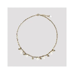 Alexander McQueen Pearly Skull Necklace