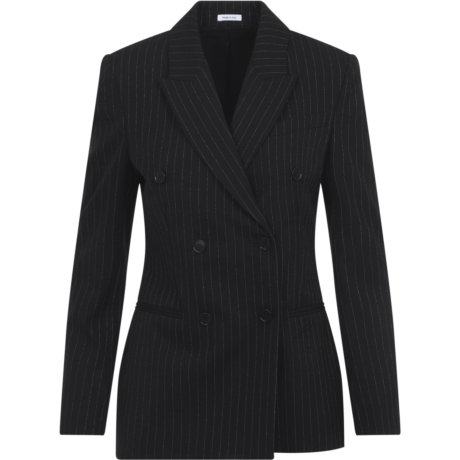 Alexander McQueen Pinstripe Lurex Jacket