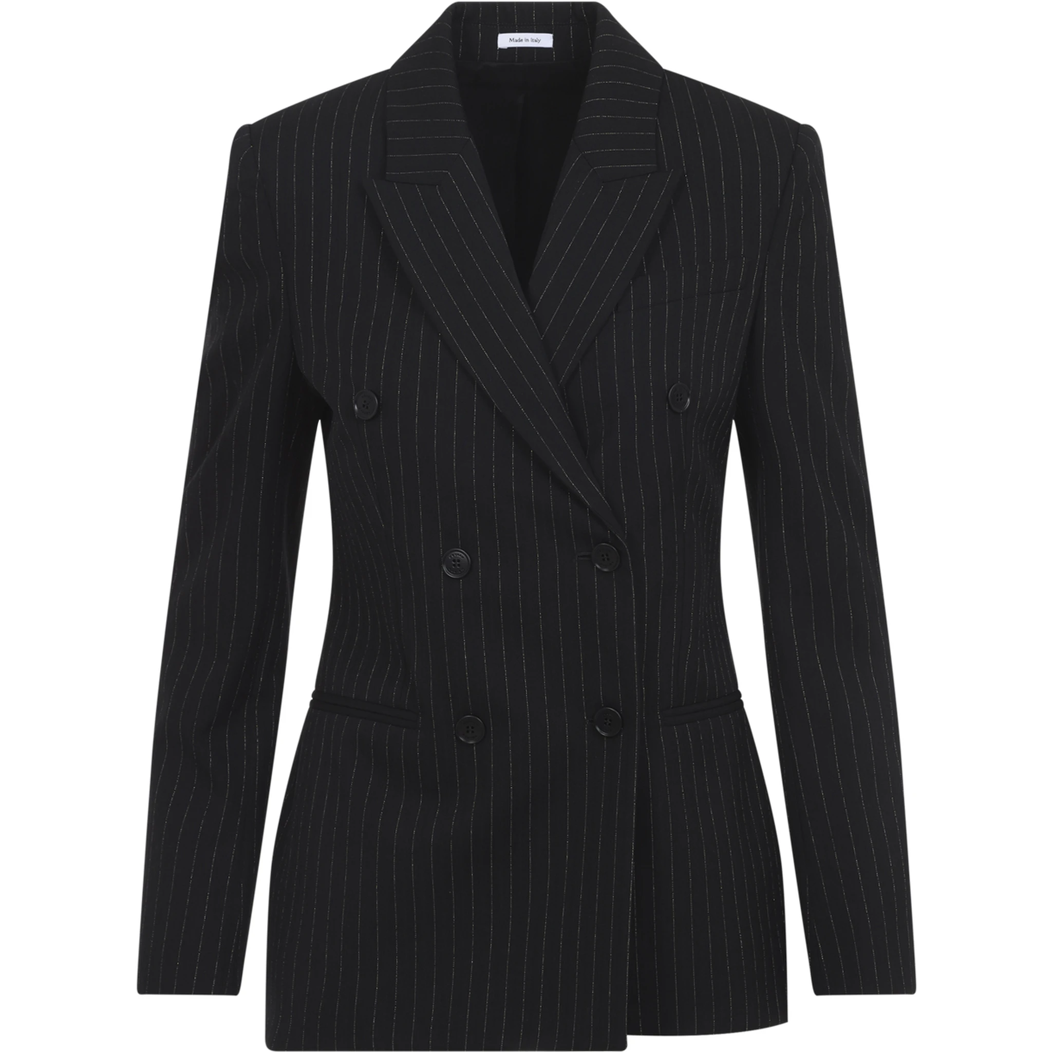 Alexander McQueen Pinstripe Lurex Jacket