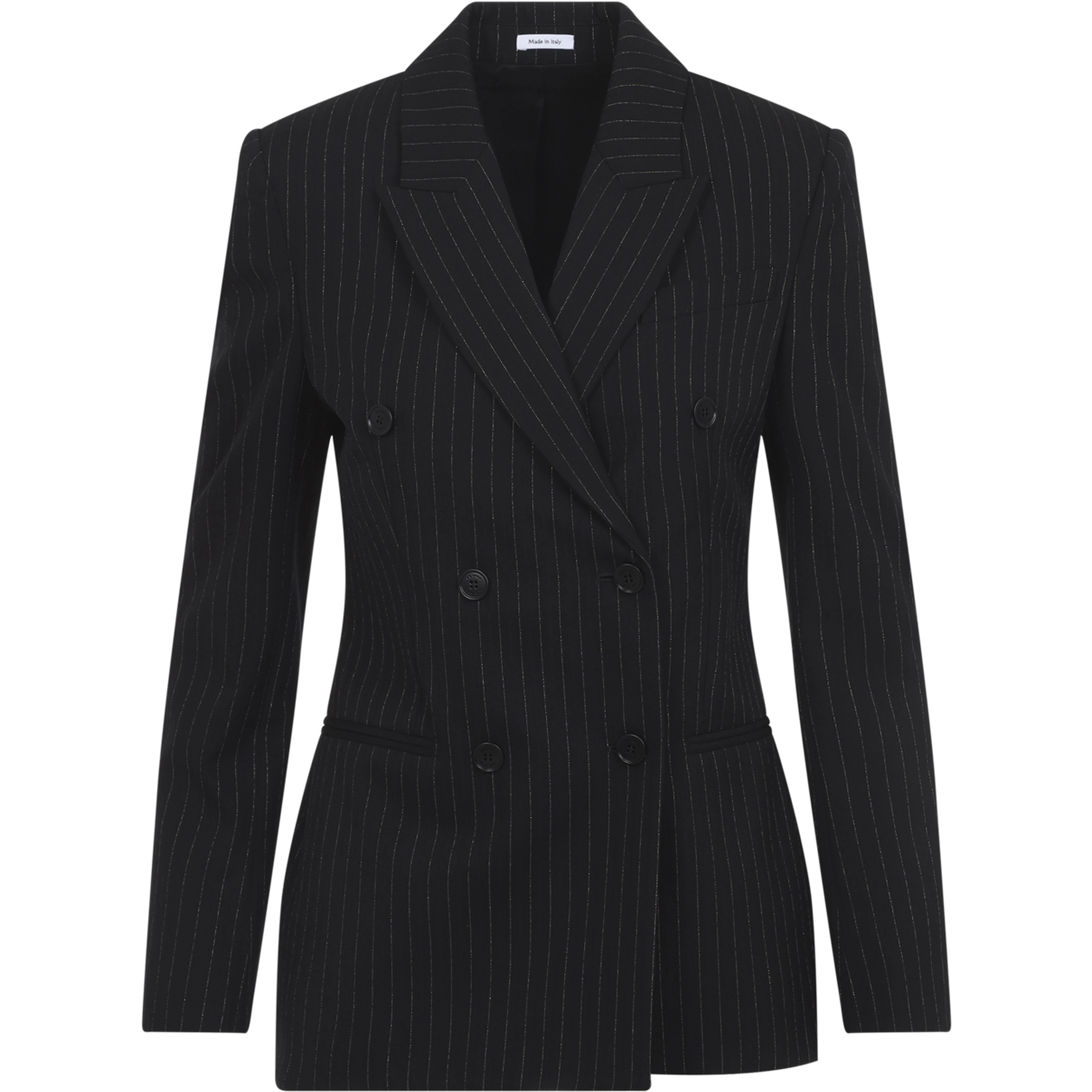 Alexander McQueen Pinstripe Lurex Jacket