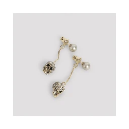 Alexander McQueen Pave Skull Earrings