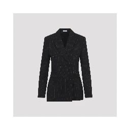 Alexander McQueen Pinstripe Lurex Jacket