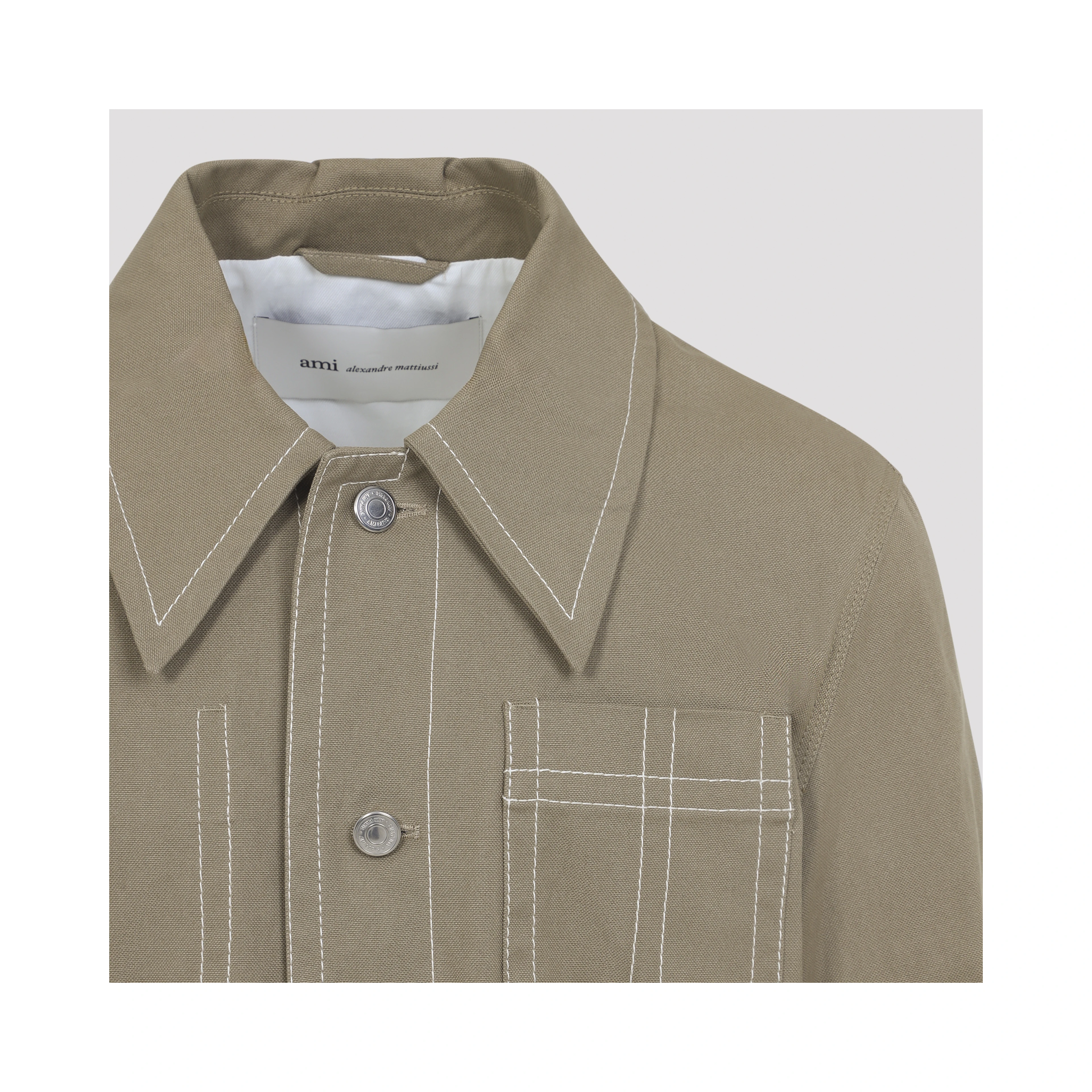 Ami Worker Buttoned Jacket