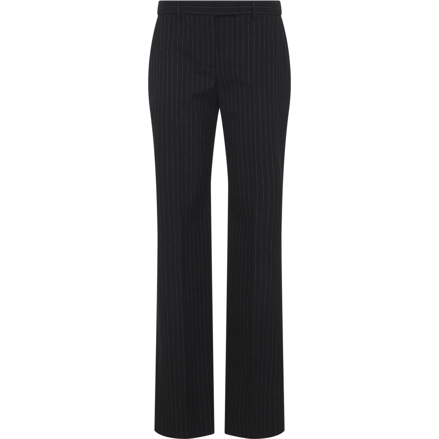 Alexander McQueen Pinstripe Lurex Pants