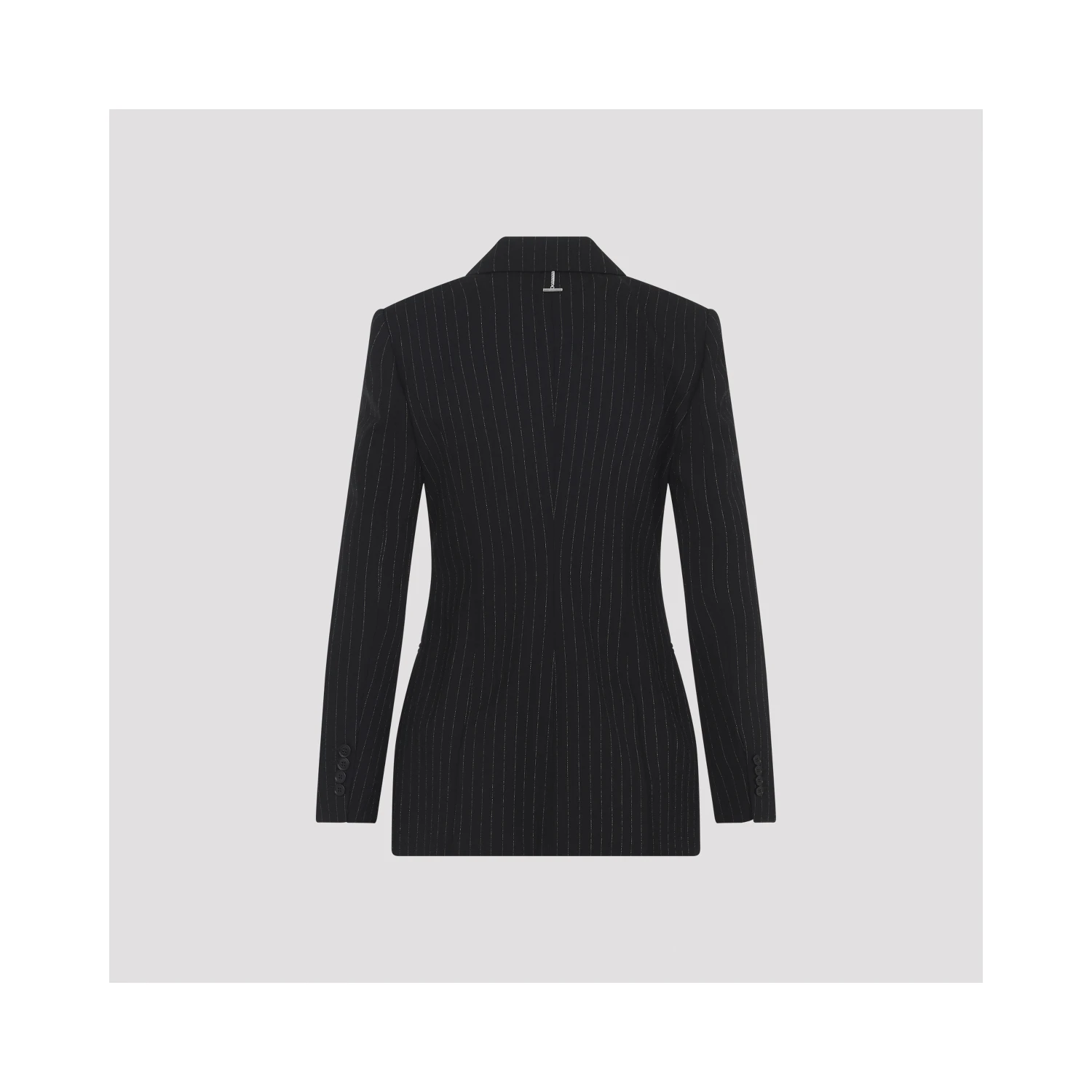 Alexander McQueen Pinstripe Lurex Jacket