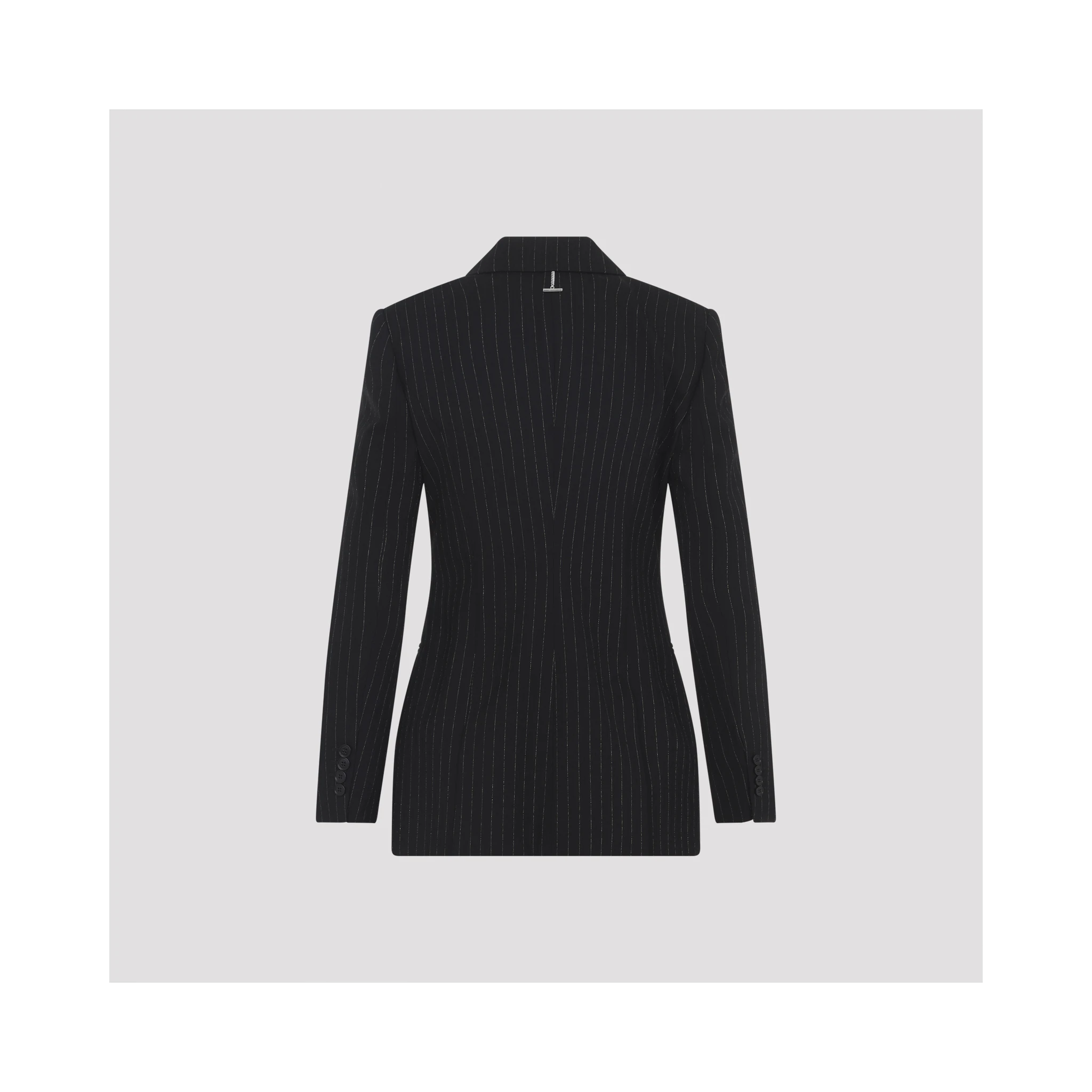 Alexander McQueen Pinstripe Lurex Jacket