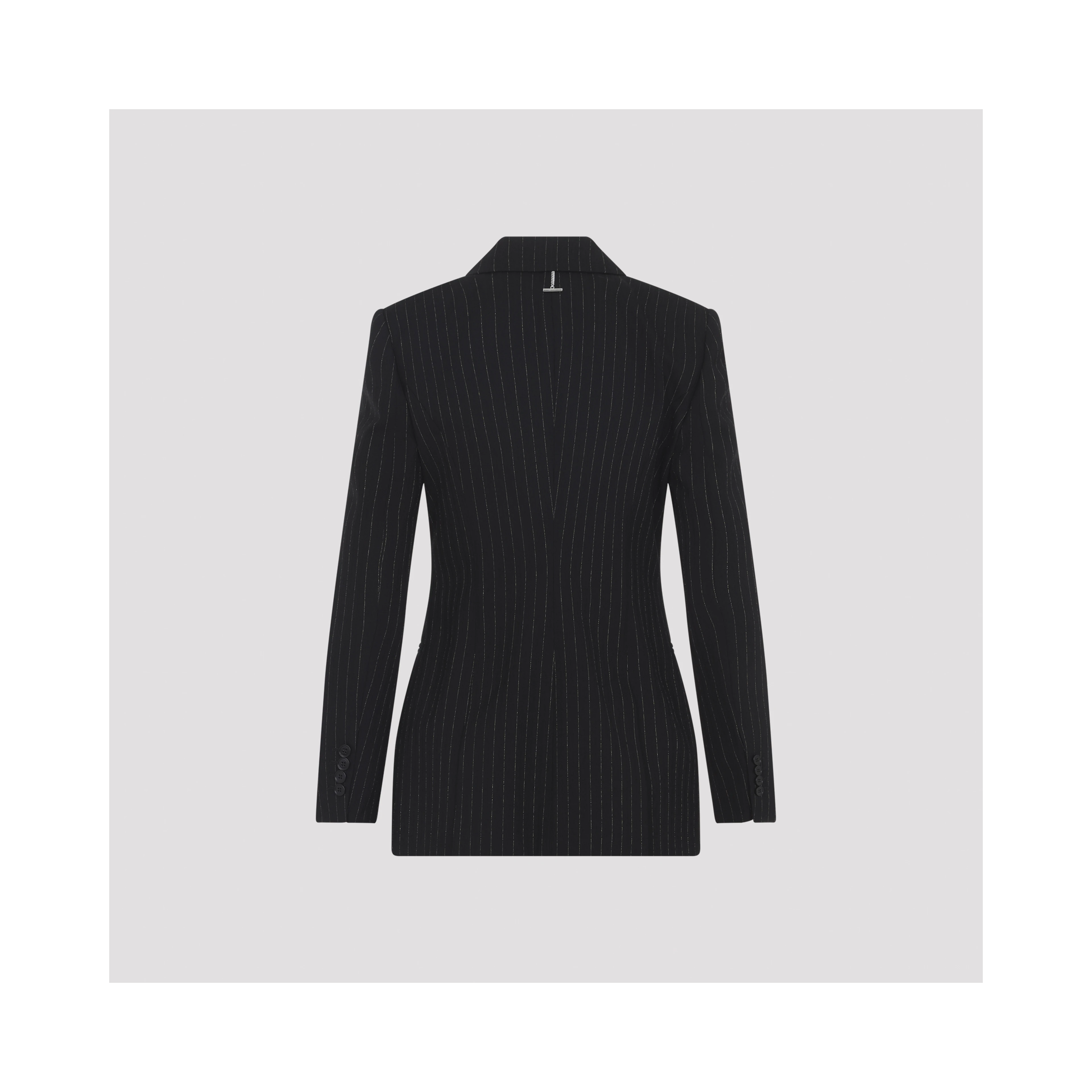 Alexander McQueen Pinstripe Lurex Jacket