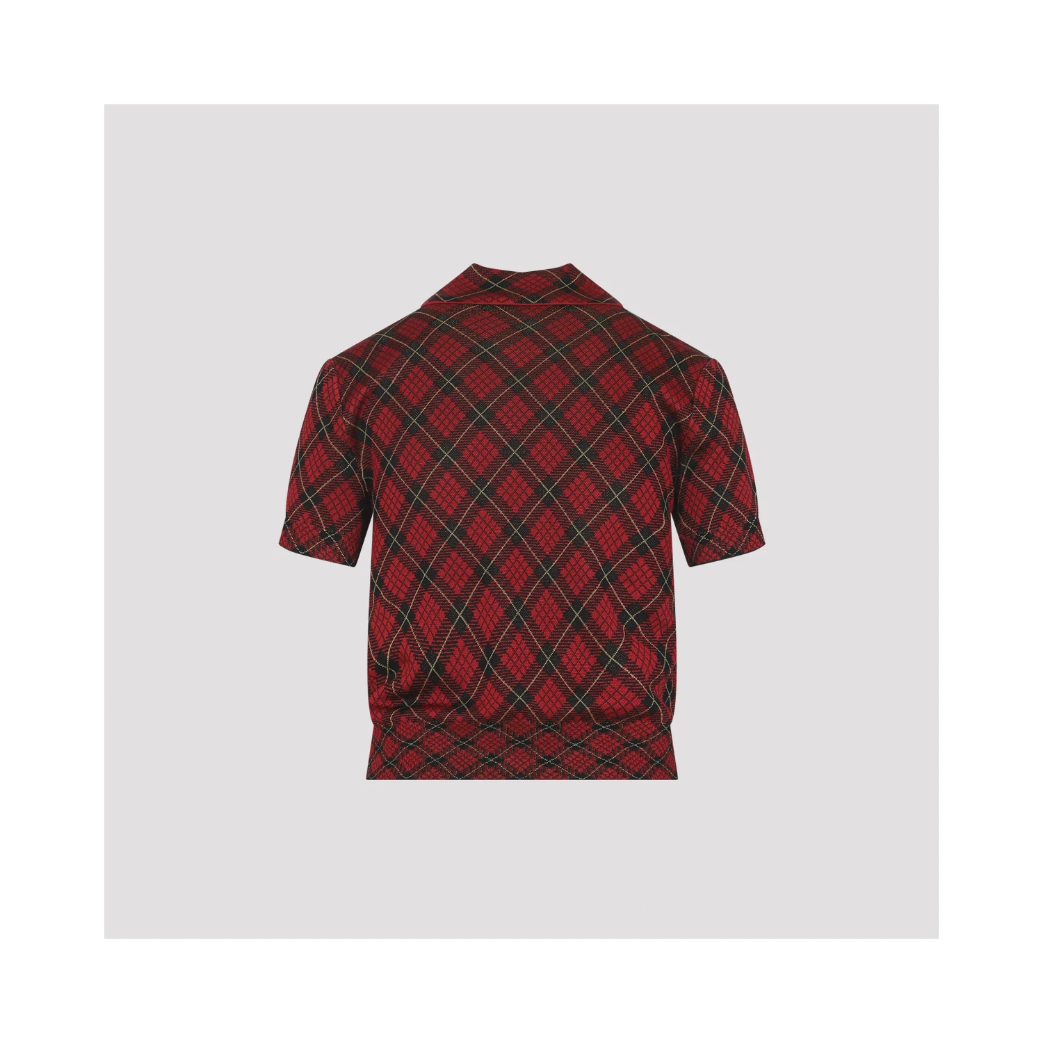 Alexander McQueen Microcheck Polo