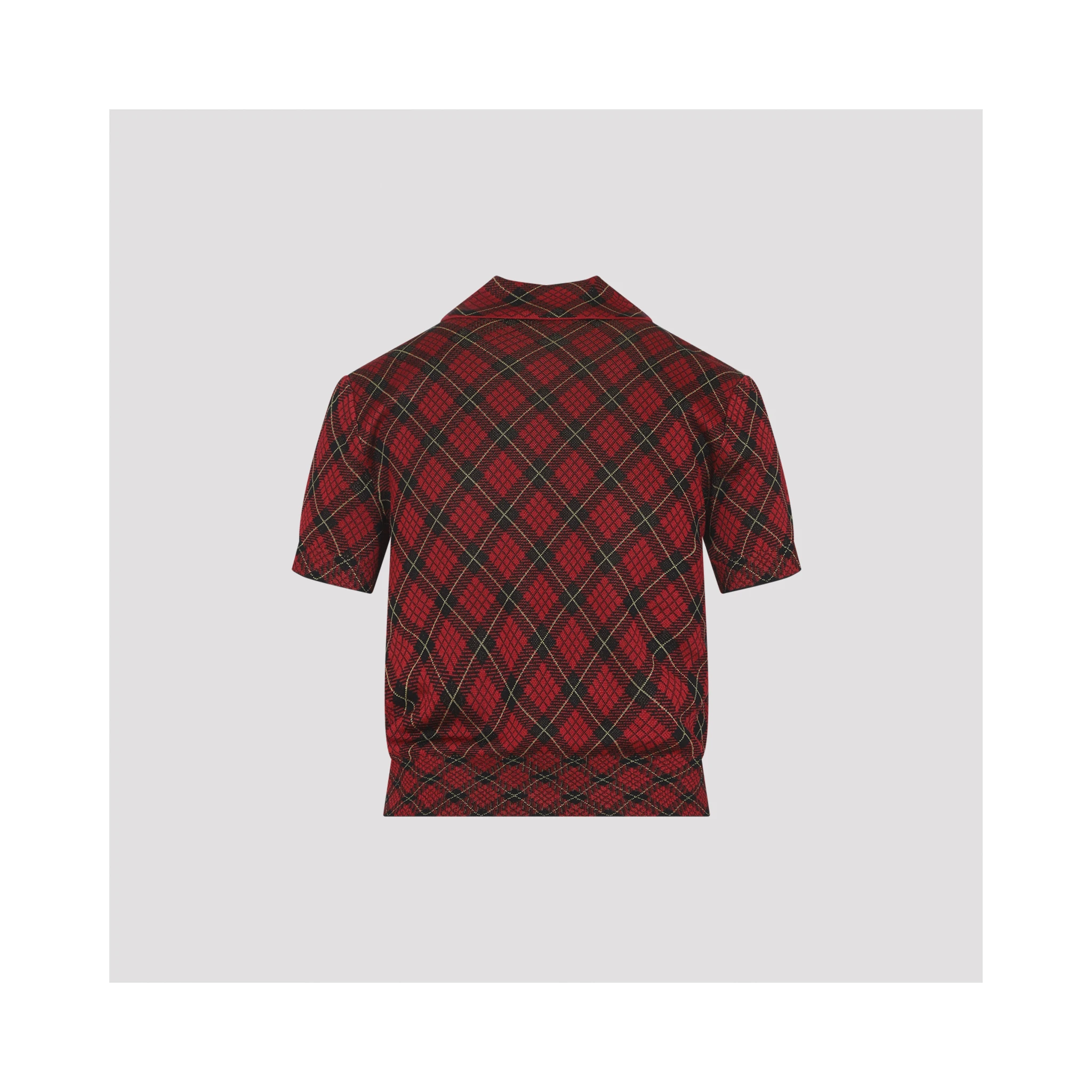 Alexander McQueen Microcheck Polo