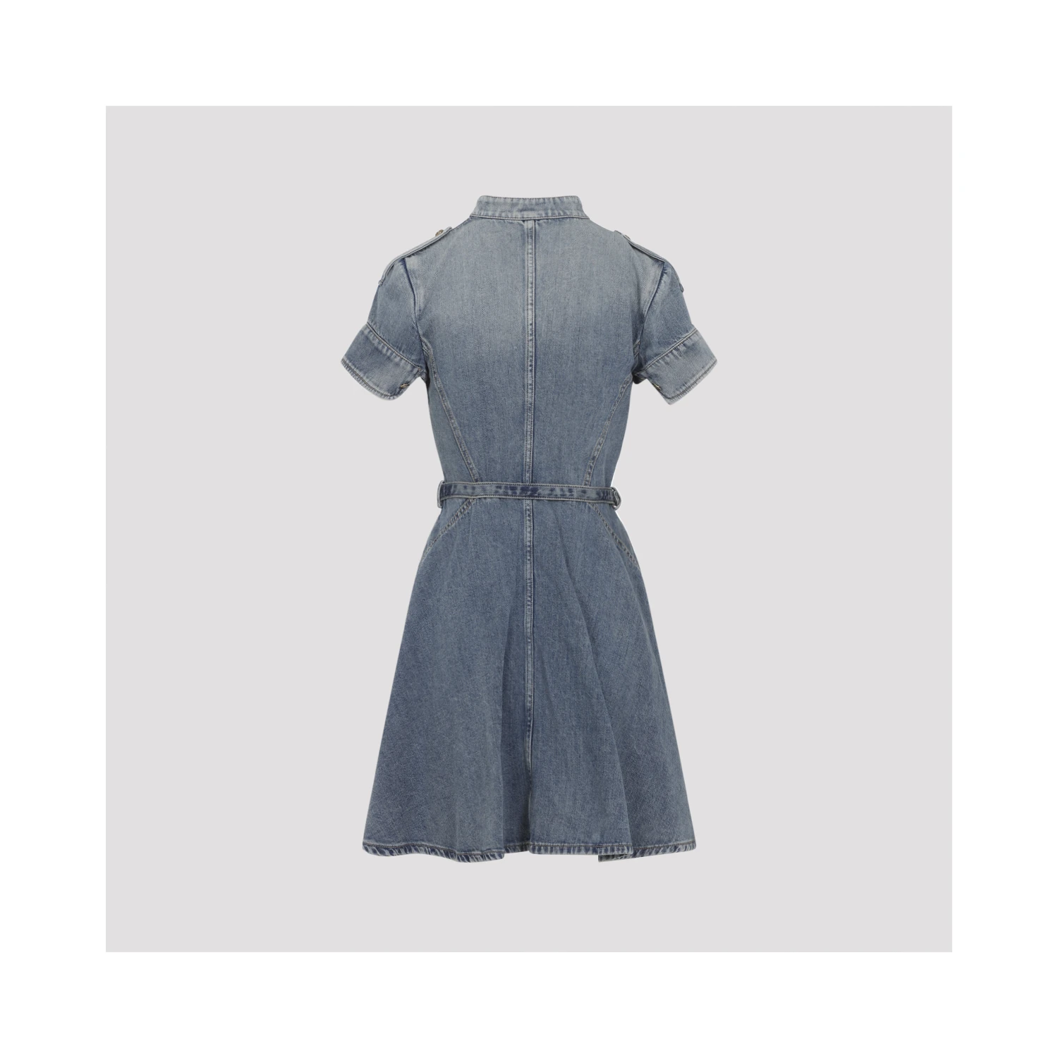 Alexander McQueen Denim Mini Dress