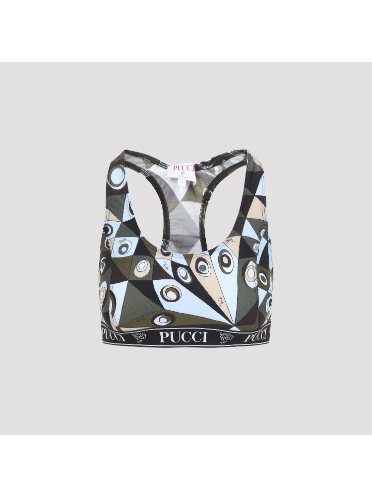 Pucci Polyamide Bra Top