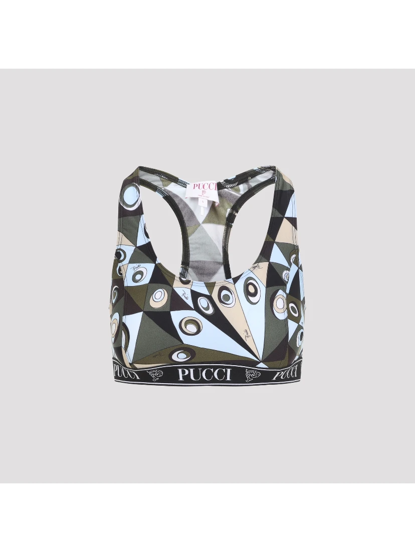 Pucci Polyamide Bra Top