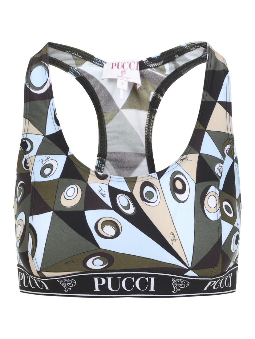Pucci Polyamide Bra Top