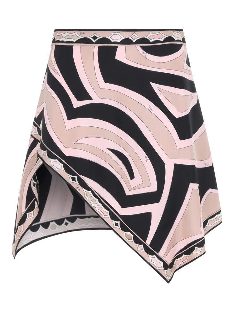 Pucci Silk Twill Mini Skirt alternative