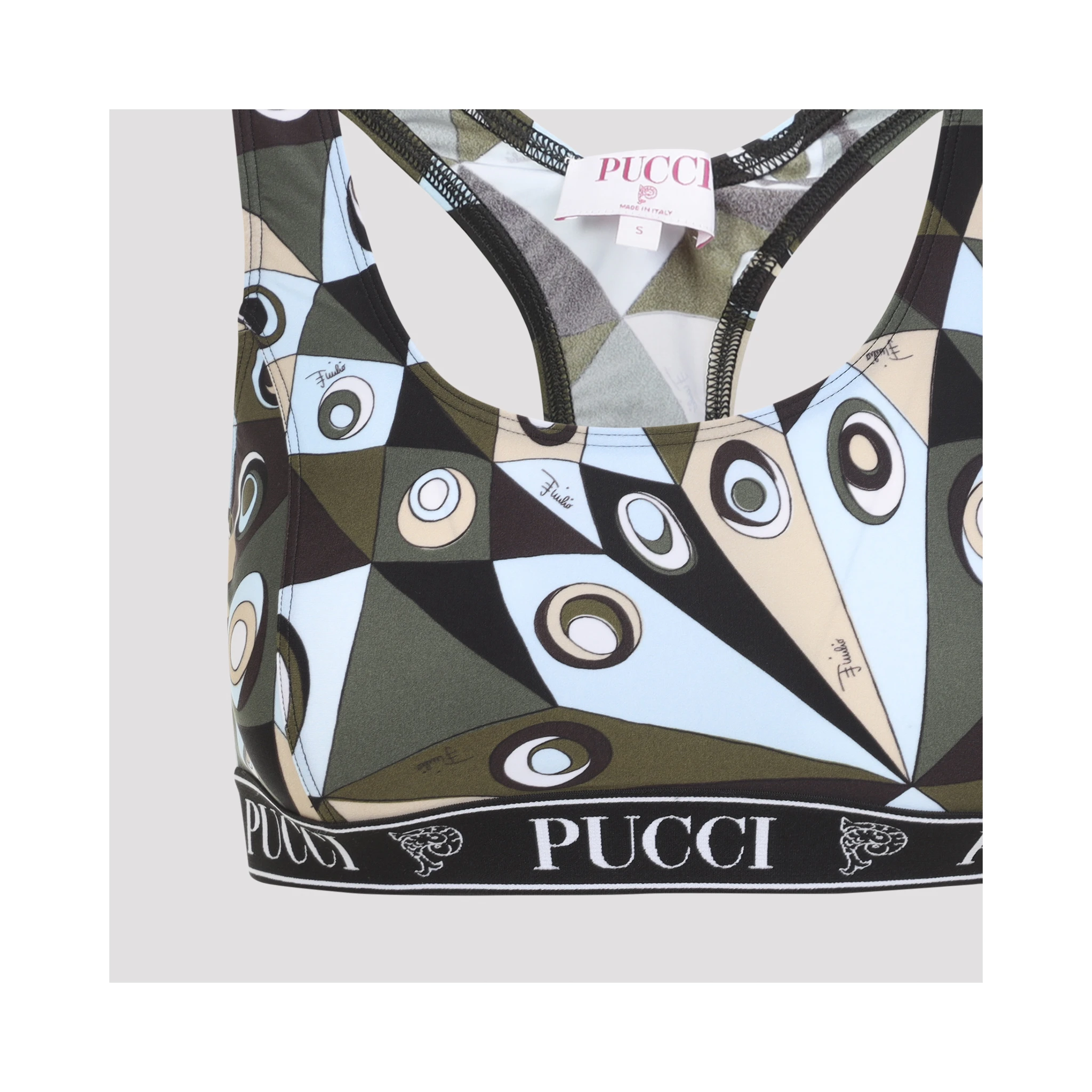 Pucci Polyamide Bra Top