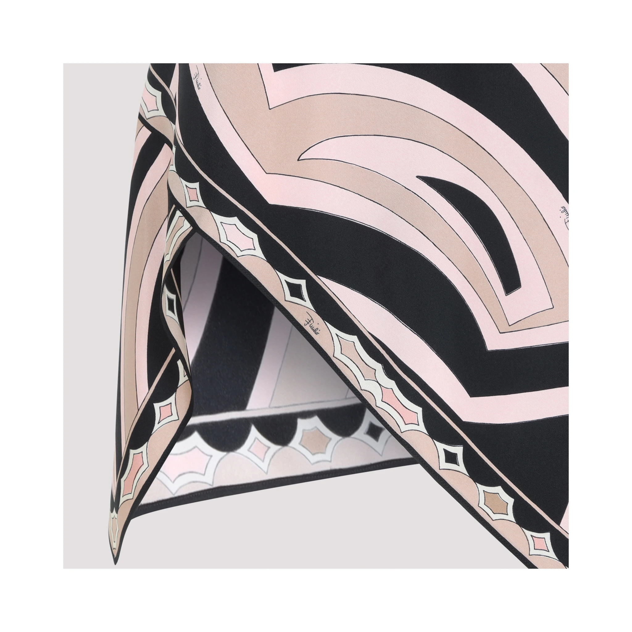 Pucci Silk Twill Mini Skirt