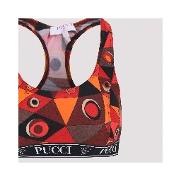 Pucci Polyamide Bra Top