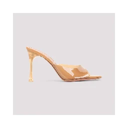 Amina Muaddi Alexa Glass 95 Slippers
