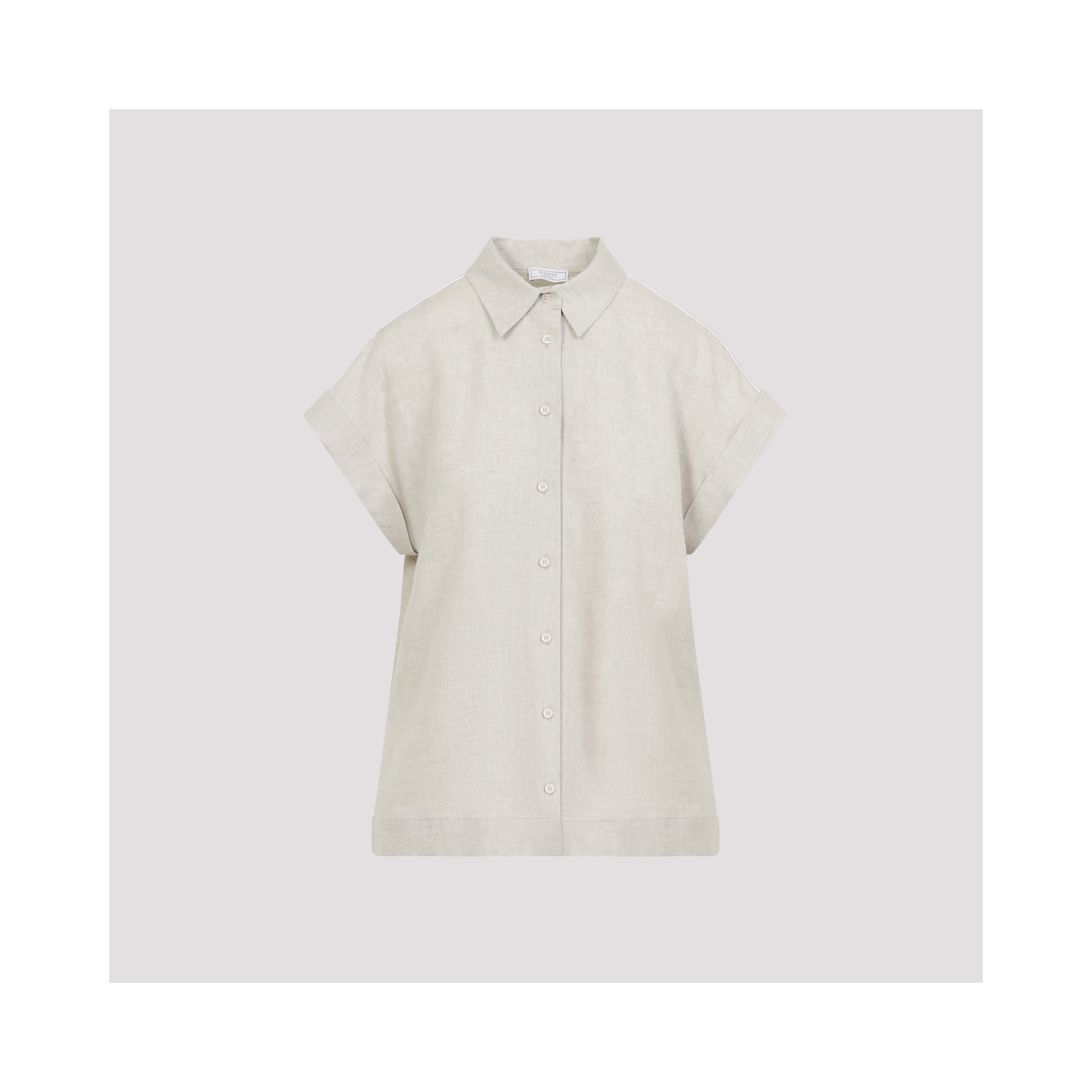 Peserico Linen Short Sleeves Shirt