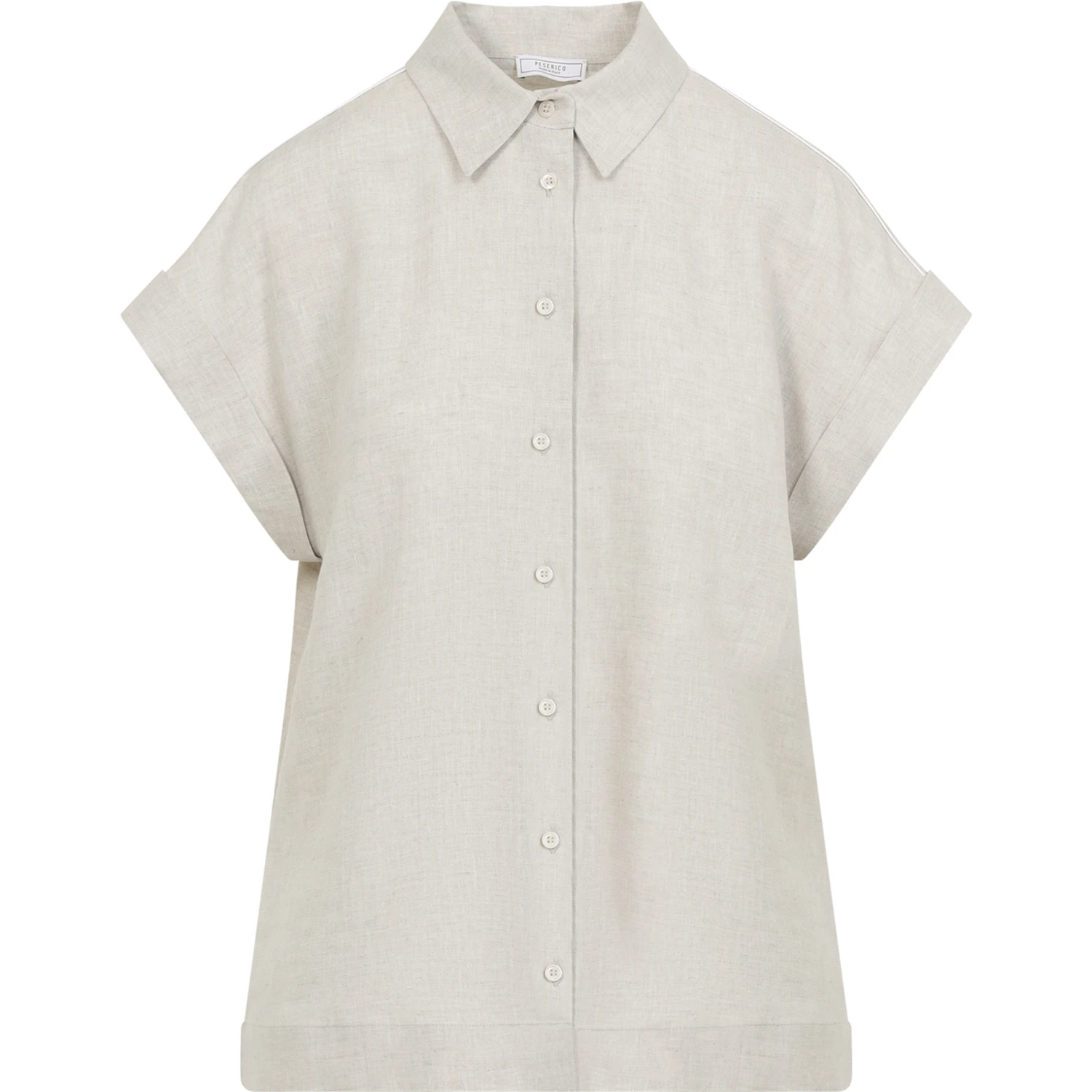 Peserico Linen Short Sleeves Shirt