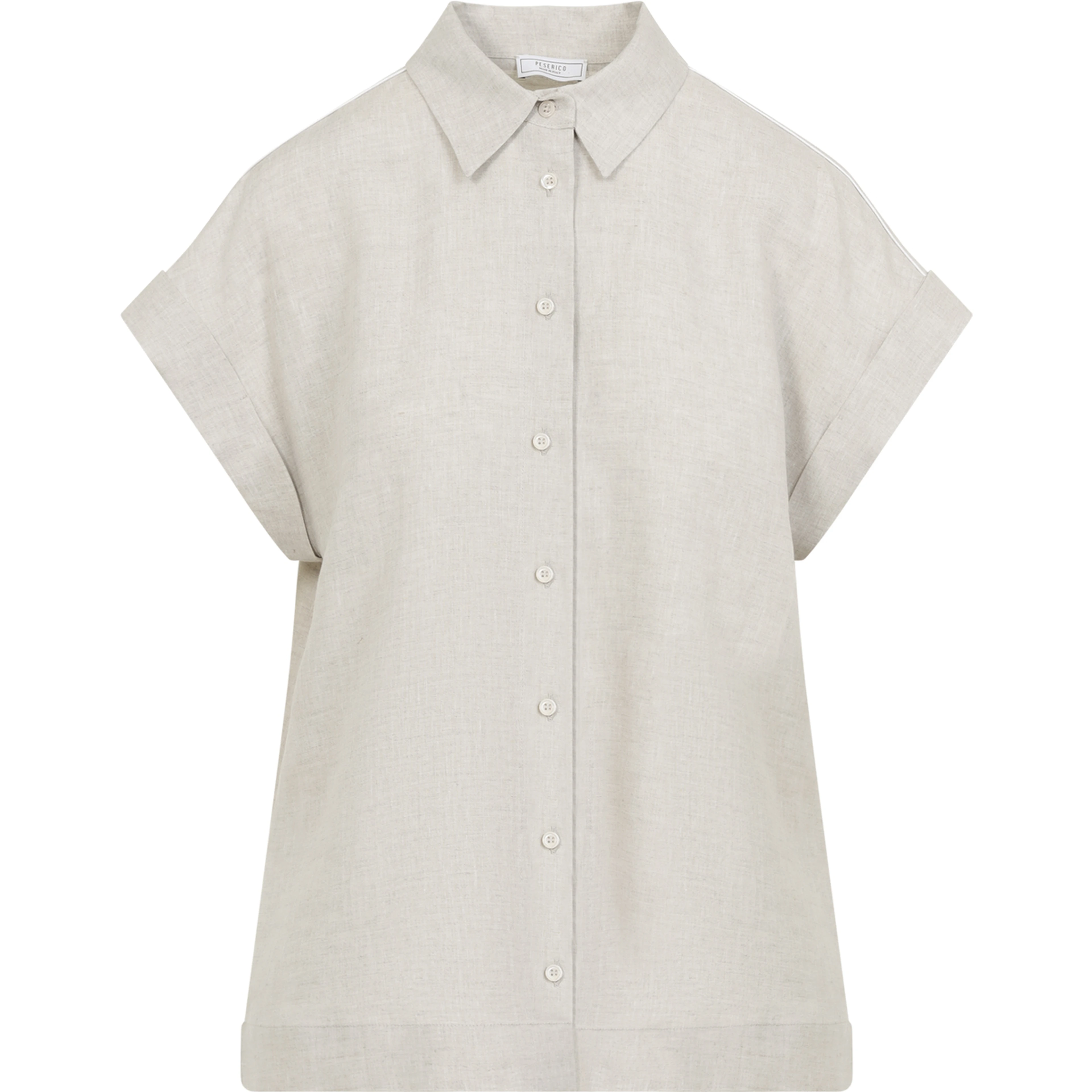 Peserico Linen Short Sleeves Shirt