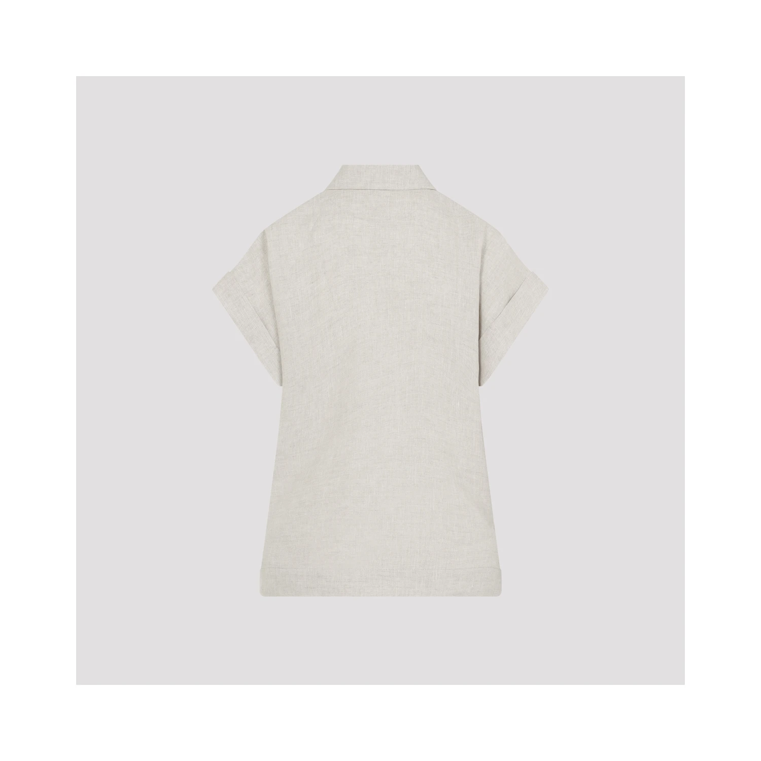 Peserico Linen Short Sleeves Shirt