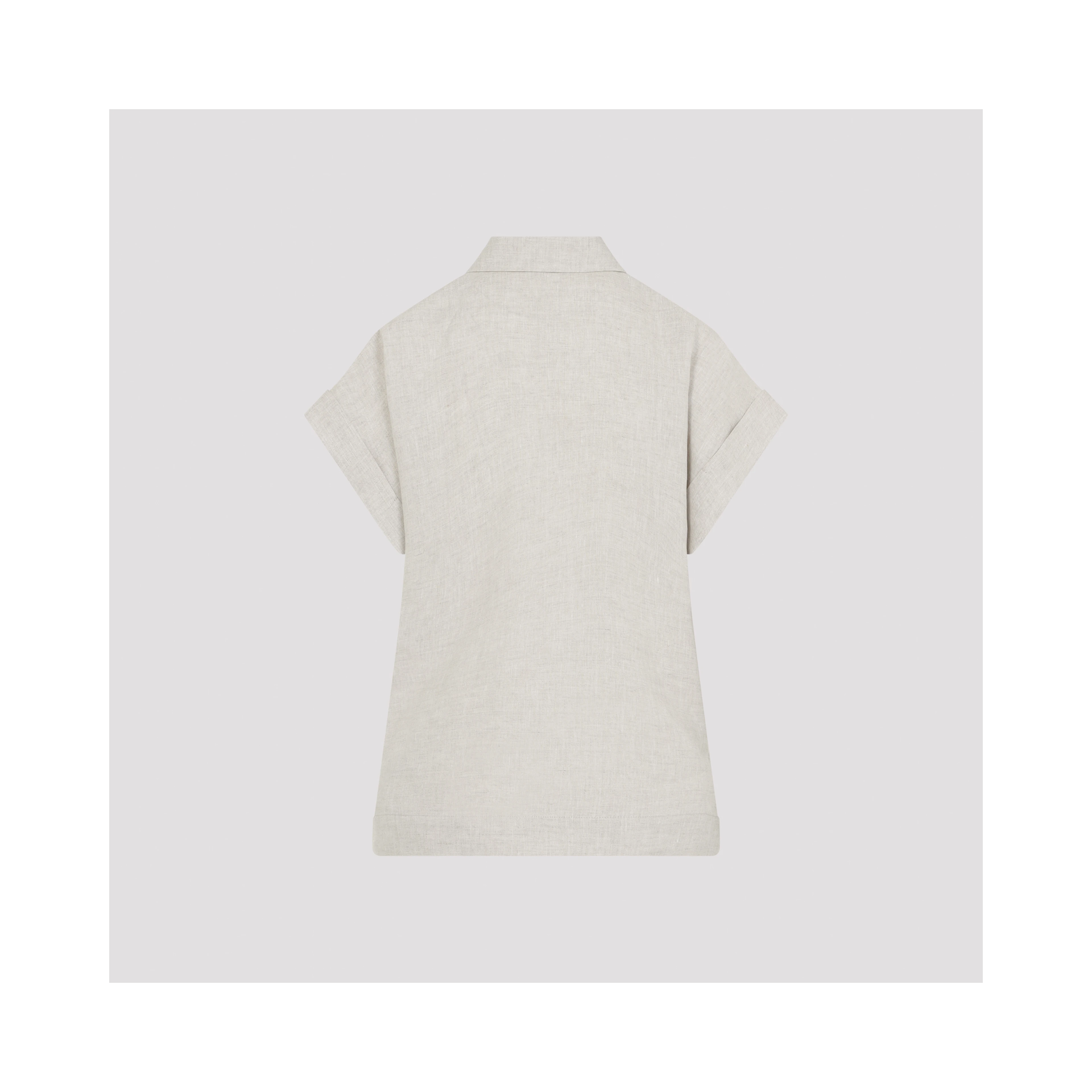 Peserico Linen Short Sleeves Shirt