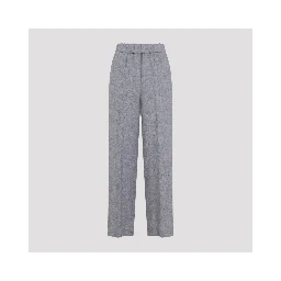 Peserico Linen Straight Pants