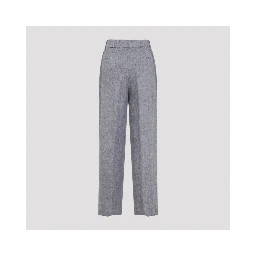 Peserico Linen Straight Pants