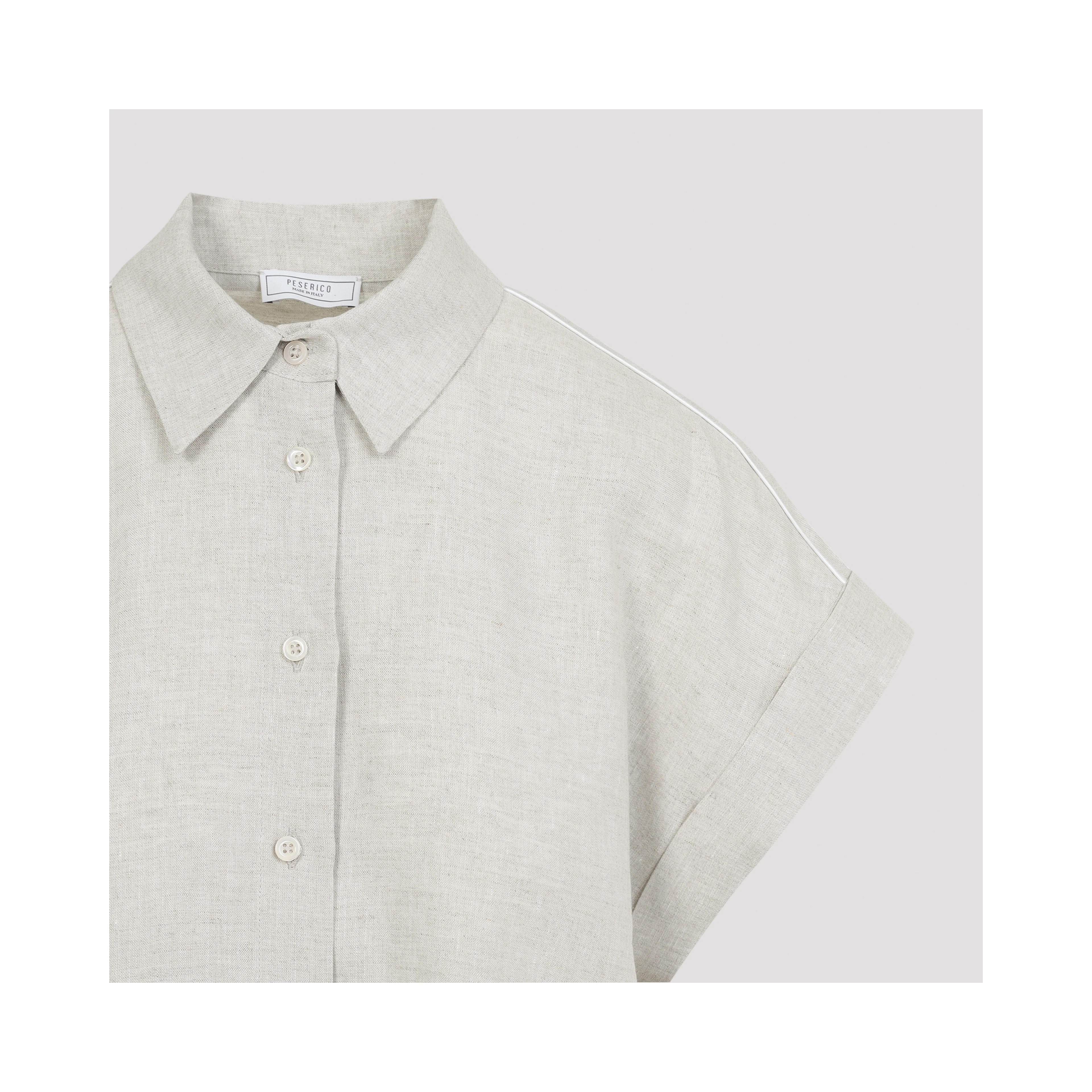 Peserico Linen Short Sleeves Shirt